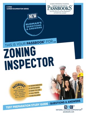 cover image of Zoning Inspector
